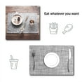 Howarmer Placemats, Washable Woven Vinyl Placemats, HeatResistant