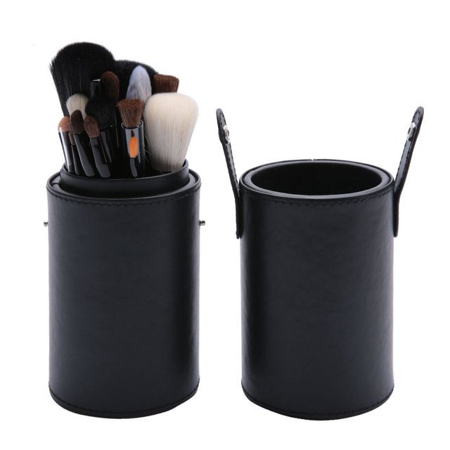Juego de brochas de maquillaje para pelo de animales, 18 Uds., sombra de ojos, base, pincel de labios, Kit de herramientas de maquillaje