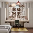 thumbnail image 4 of Retro Farmhouse Kitchen Curtains Window Panels, Country Star Berries Text Wooden Grain Insulated Window Treatment Curtain, Grommet Curtains for Bedroom/Living Room/Bathroom, 2 Piece 42"Wx63"L, 4 of 8
