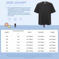 thumbnail image 7 of Jhaoyu Kids Boys Girls Solid Color Short Sleeve T-Shirt Casual Crew Neck Basic Tees Top School Shirts Black 120, 7 of 7