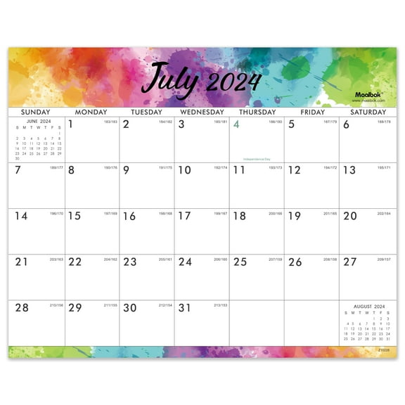 Magnetic Calendar 2025-2026 - JUL 2025 - DEC 2026, 18 Months Calendar 2025-2026, Magnetic Monthly Calendar, 8" x 10", Tear-off Pad