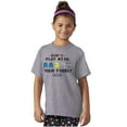 thumbnail image 4 of Retro PACMAN Dont Play With Your Food Crewneck T Shirts Boy Girl Teen Brisco Brands L, 4 of 6