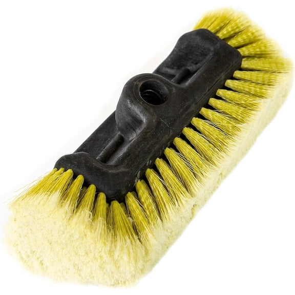 DOCA Scrub Brush Attachment for Long Handle Extension Pole - Outdoor Broom and Scrubbing Brush for House Floor, Deck, Patio, Car - Car Wash Brush