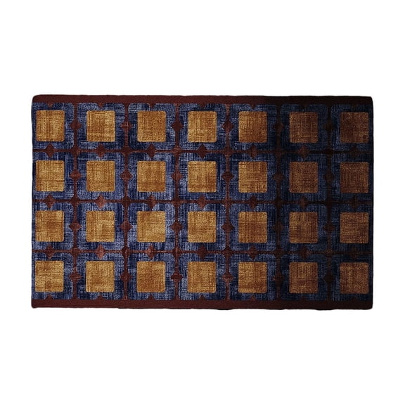 TACILIP Bathroom Accessories, 1PC Vintage Diatomaceous Earth Bath Mat Geometric Non- Super Absorbent Dry Bathroom Floor Mat Washable Shower Mat For Tub Toilet, Home Gifts