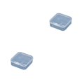 thumbnail image 4 of Bearachild Pack of 12 Storage Box Multipurpose Container Clean Stackable Organizer Small with Case Plastics Waterproof Lid Bin Easily Transparente 5.4*5.4*2 CM 2Conjunto, 4 of 6