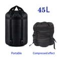 thumbnail image 6 of GOGHOST Compression Stuff Sack for Sleeping Bag Accessories,210T Tear Resistant Polyester,Black,45L, 6 of 7