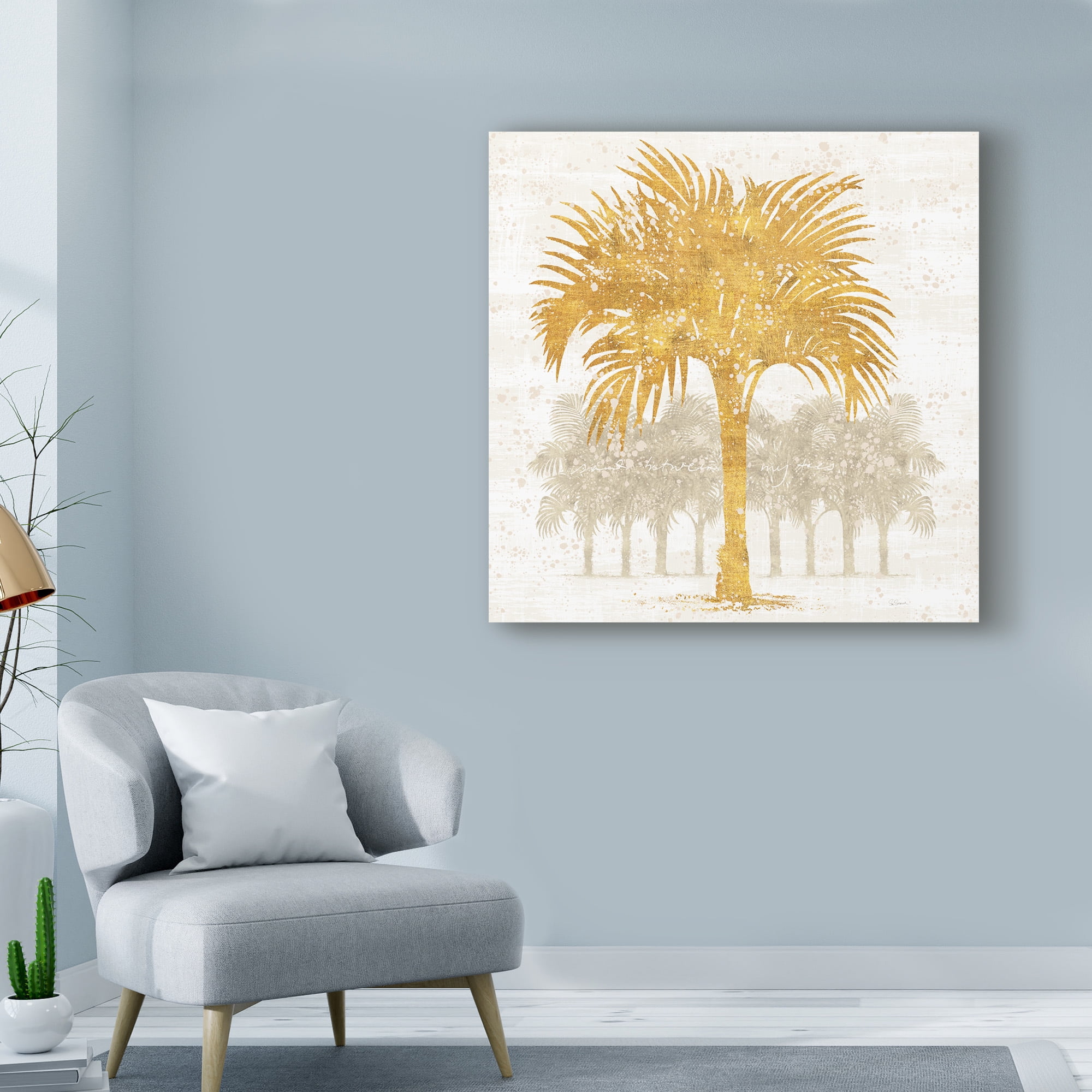 Trademark Fine Art 'Palm Coast IV' Canvas Art by Sue Schlabach