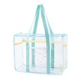 thumbnail image 4 of Clear Tote Bag Gym Bag Female PVC Beach Tote for Swimming Working Sports Game Pink, 4 of 5