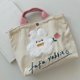 thumbnail image 1 of Style 1 Bolso de pana para mujer, bolso de mano informal con asa superior, bolso de almuerzo, bolso de compras, 1 of 5