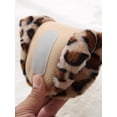 thumbnail image 5 of Ladies All Over Plush Slippers, Women's Leopard Tie-dye Slippers, Closed Toe Indoor or Outdoor Slippers, 5 of 6