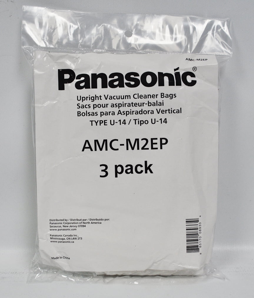 Panasonic Tipo C & C3 Aspiradora Bolsas/12 Pack-Original OEM MC-125P 