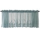 thumbnail image 2 of YiJuHui Lace Curtains for Windows Woven Textured Valance Water Repellent Bathroom Window Covering Floral Crochet Privacy Sheer Curtain Set with Rod Pocket for Kitchen Living Room Bedroom Decor, 2 of 6