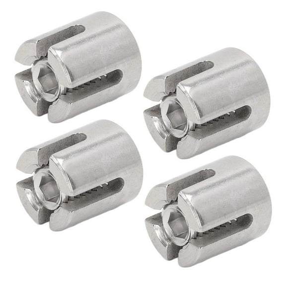 Cross Wire Rope Clip, Cross Cable Clamp 316 Stainless Steel Firm Fixation High Strength for Indoor