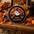 thumbnail image 4 of Cross Stitch Kits, Needle Point Kits Adults Beginner, Halloween Witch Decor, Halloween Wall Art, 9 Inch Diameter Diy Halloween Craft Kit with Pre-Printed Halloween Pattern, 4 of 8