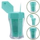 thumbnail image 5 of 200 palillos de dientes de doble cabeza de plástico para el cuidado bucal, limpiadores de hilo interdental (verde claro), 5 of 8