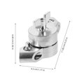 thumbnail image 2 of HOOWIFFY Cymbal Mount 1Set Zinc Alloy Sturdy Installation For Musicians 4.5in, 2 of 8