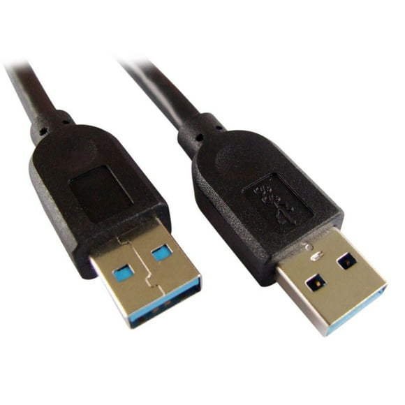 BlueDiamond USB 3.0 Cable A to A Male to Male - High-Speed Data Transfer, Durable Black 10ft (3m)
