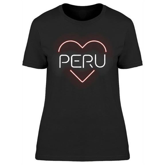 Peru Heart T-Shirt Women -Image by Shutterstock, Female x-Large