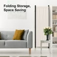 thumbnail image 6 of GOJOOASIS Room Divider, 4-Panel Folding Privacy Screen, 88in Portable Separating with Metal Feet, Partition Room Dividers, 6 of 7