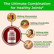 Joint Support Capsules, Joint Support Supplement All-Natural Pills Maximum Strength, 30 Day Supply per Bottle (3 Pack)