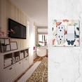 thumbnail image 5 of Yayeee Rocker Switch Wall Plate 1-Gang 4.6"x2.9" Home Decorative Outlet Cover, Beige Butterflies, 5 of 6
