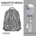 thumbnail image 5 of Ethnic Boho Travel Backpack - Vintage Tribal Print, Large Capacity, 17 Inch Laptop Compartment, Ideal for Commuting, 5 of 6