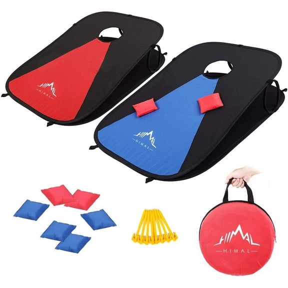 Himal Outdoors Portable Cornhole Board Set, Foldable, 3 x 2 Ft