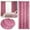 Pink, variant on Hxoliqit Contemporary Pink Star Blackout Curtains, 130cm x 100cm,Pink Curtains For Girls Room, Kids Curtains For Girls, Girls Curtains