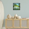 thumbnail image 4 of Stupell Industries Modern Tall Palms Abstraction Black Floating Frame Canvas Art, 18 x 18, by Jane Slivka, 4 of 8