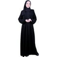 thumbnail image 4 of Al-Qadri Abayas for Muslim Women - Comfortable Arabic Abaya with Beautiful Black Embroidery - Long Prayer Dress, 4 of 6