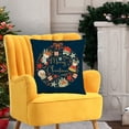 thumbnail image 3 of Nkmbld Christmas Pillow Covers Navy Blue Christmas Pillow Cases, Super Soft and Comfortable Pillows Cover for Living Room Bedroom Sofa Couch, Blue, 3 of 8
