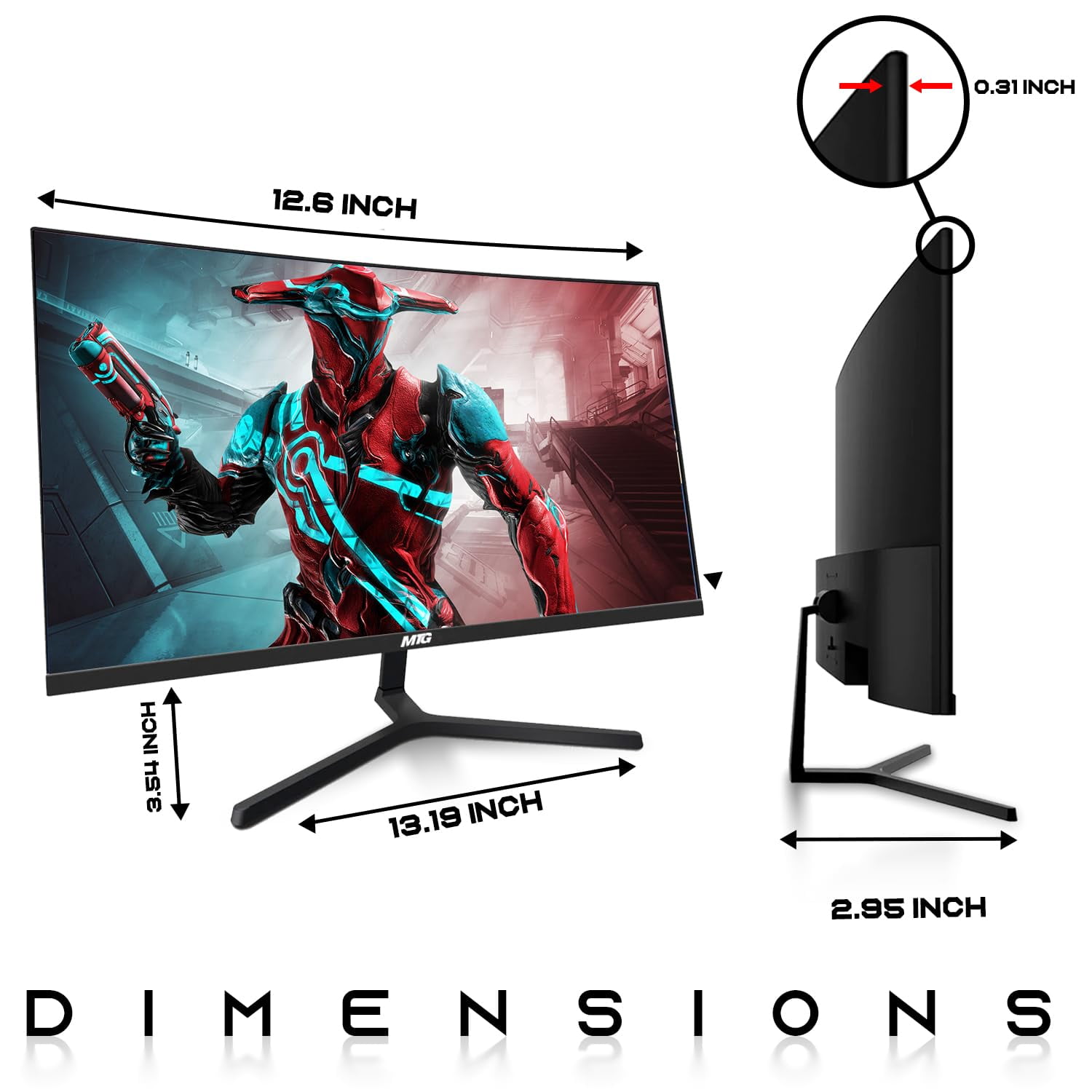 Restored TechMagnet All in one Desktop Computer,Cheetah 6,Intel Core i5 6th Gen,16GB DDR3,240GB SSD,New 24 inch Curved Display,MTG RGB Keyboard Mouse,RGB Speaker,Webcam,Windows 11 Pro
