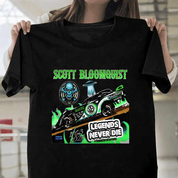 Scott Bloomquist Gift For Fan Dirt Racing Sport Legend Graphic Unisex T-Shirt, for men & women, up to size 5XL.