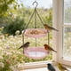 thumbnail image 5 of Comedero colgante para pájaros de exterior de doble capa de plástico para agua y comida de aves, duradero para jardín o jardín, 5 of 5