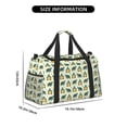 thumbnail image 3 of Rocae Cartoon Turtles Print Hand Travel Bag Travel Duffel Bag and Fitness Bag, Women's Waterproof Weekend Tote, Men's Travel and Fitness Essentials, 3 of 7