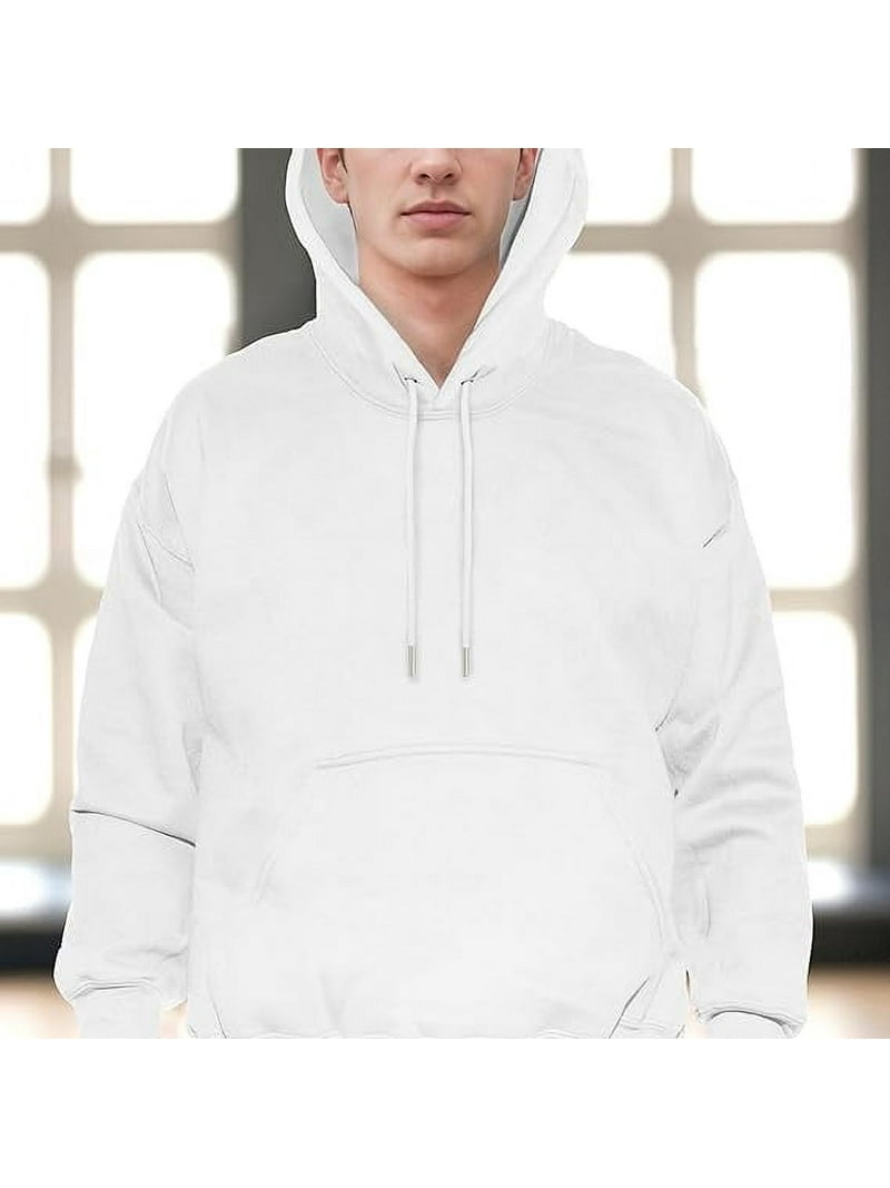 Elegant Comfort Men's Fleece Hoodies, Moisture Wicking