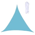 thumbnail image 2 of Oioii Sun Shade Sail Triangle Canopy - Water Permeable, Heavy Duty Awning for Patio, Outdoor, Garden, Backyard & Yard,E, 2 of 2