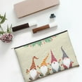 thumbnail image 6 of Cauagu Christmas Card With Gnomes for Tyvek Makeup Bag,Reusable Travel Cosmetic Bag Women Organizer Toiletry Bag Birthday,Gifts for Women Girlfriend Mom Teacher 6.5’’*8.9’’, 6 of 7