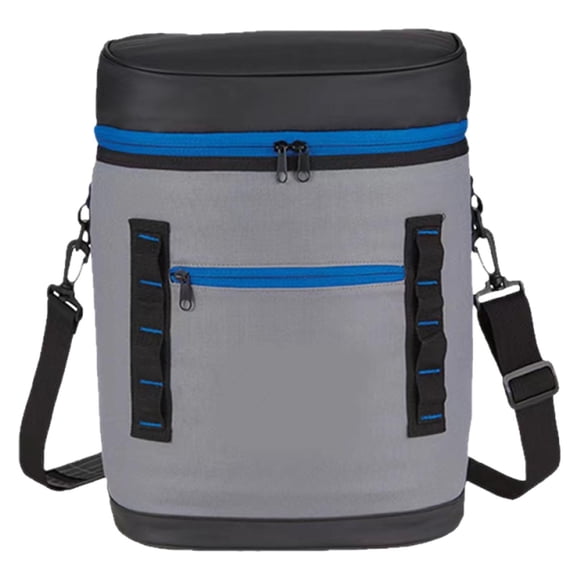 DOLITY Outdoor Picnic Cooler Bag Durability Reusable 20L for Picnic Outdoors Travel Blue