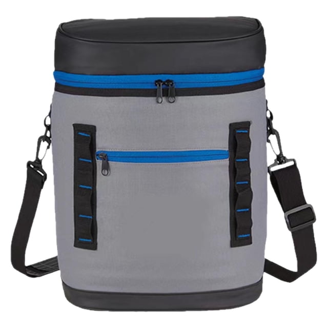DOLITY Outdoor Picnic Cooler Bag Durability Reusable 20L for Picnic Outdoors Travel Blue