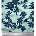 thumbnail image 1 of Soimoi Moss Georgette Fabric Artistic Floral Print Sewing Fabric Yard 42 Inch Wide, 1 of 5