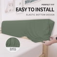 thumbnail image 4 of Funda para cabecero de cama Easy-Going Queen, 150-170 cm, color verde grisáceo, 4 of 7