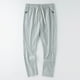 thumbnail image 5 of Pantalones deportivos elásticos holgados de seda helada para hombre - Poliéster, pierna recta, cordón, jogging informal, 5 of 6