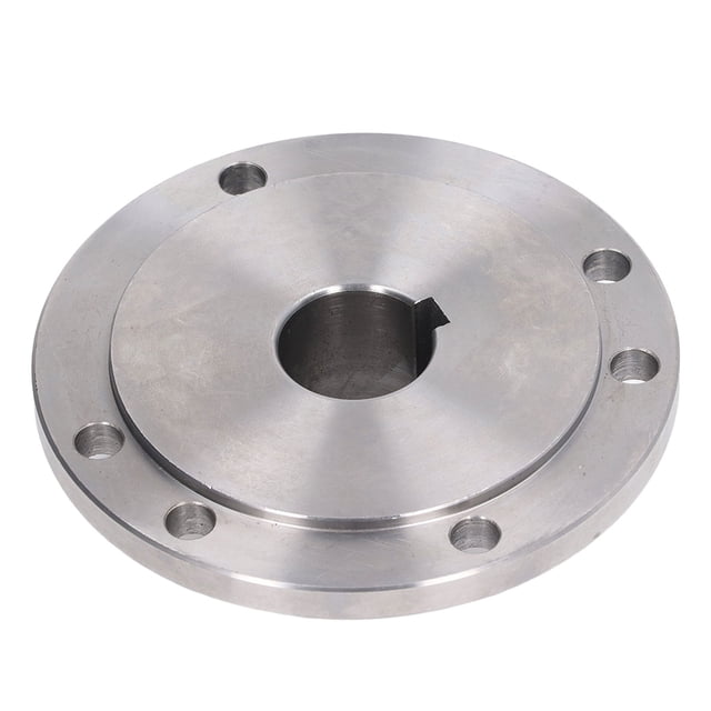 Brida de torno de 125 mm Brida de conexión de mandril de acero con alto contenido de manganeso para K11‑125 K12‑125 K72‑125 25 mm/1 pulg.