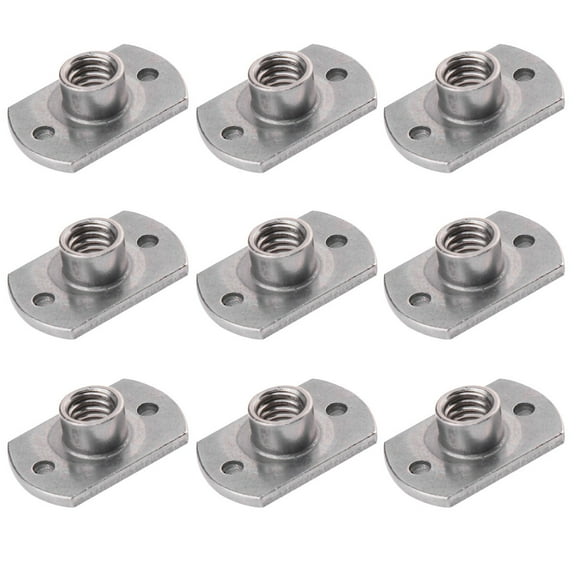 Hemobllo 1Pack Strong Carbon Steel T-Nuts with Prongs for Furniture and Equipment Projects