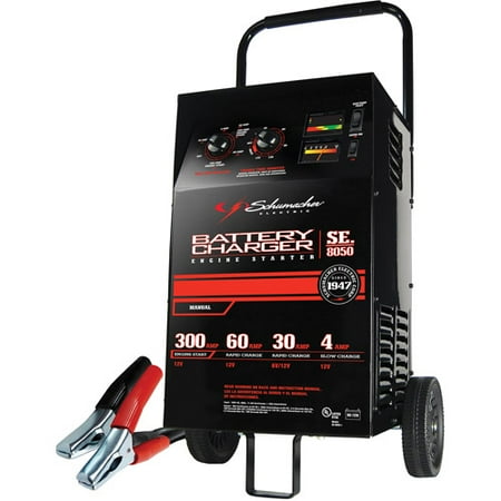 Schumacher 300/200/60/30 Amp Manual Starter/Charger with Tester