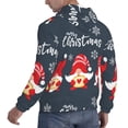 thumbnail image 6 of Lsque Cute Christmas Gnomes (2) Pattern Casual Men's Hoodie,Hooded Sweatshirt with Kangaroo Pocket,Pullover Hoodie-Small, 6 of 7