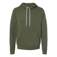 thumbnail image 1 of BELLA+CANVAS 3719 Chandail à Capuchon Unisexe en Molleton de Coton Poly, L, Vert Militaire, 1 of 2