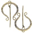 thumbnail image 1 of 2PCS Medieval Cloak Pin Vintage Viking Brooch Penannular Shawl Scarf Cloak Clasp for Women Clothes Costume Accessory, 1 of 4