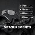 thumbnail image 5 of Oakley OO9416 Split Shot Rectangle Shaped Non-Polarized Sunglasses for Men - Includes Official Eyewear Kit - Matte Carbon Frame with Prizm Black Lens, 5 of 5